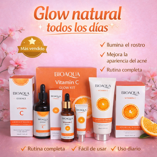 Bioaqua Vitamina C Glow Kit ⭐🍊